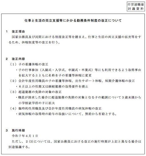 市労連職場討議資料